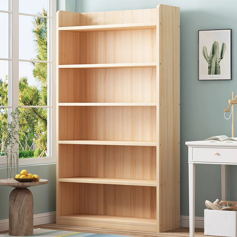 实木书柜窄置物架落地一体靠墙儿童学生阅读家用收纳书桌旁小书架,住宅家具,书架,淘宝优惠券,粉丝福利购,淘宝优惠卷