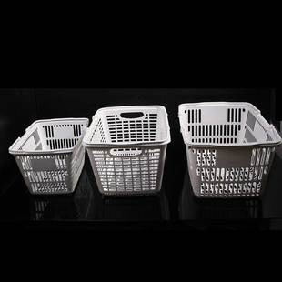 商超大中小号手提篮铁腕购物篮收纳篮采摘篮酒水篮买菜篮配套托架