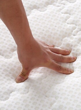 舒适席梦思床垫偏软家用卧室独立弹簧乳胶床垫软垫1.8*2米20cm厚