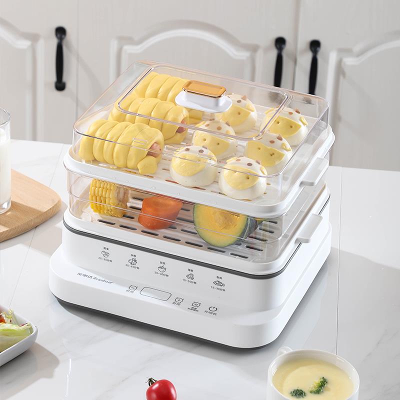 荣RS-ZG833事达蒸家用蒸多功能三层大容量箱预约蒸菜神器小型早锅