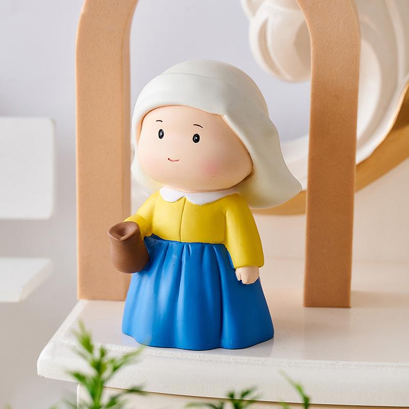 北SHBA8820欧大艺家系列摆小件高级术感可爱办公室桌面众家居装饰