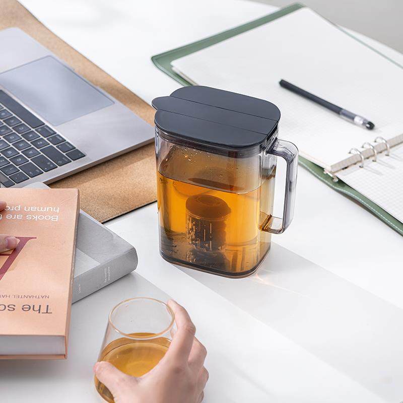 ASVEL日桌面冷水壶冷泡茶壶大饮料桶果汁径8055冷本水壶耐高温凉