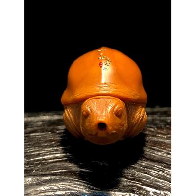 甲鱼橄榄龟核单籽核雕坠富甲天手把件下文玩吊25888雕刻原籽精雕