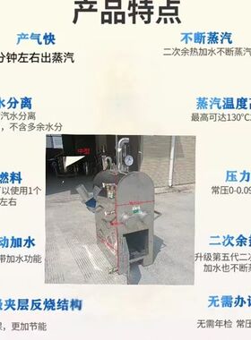 卧式反烧锅炉可定做大小酿酒设备无需打灶蒸气锅炉烧柴 煤 液化汽