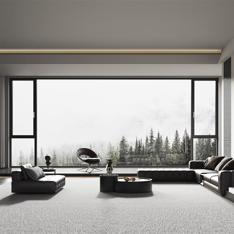 阿尔卑斯悦森单体内开系统窗抗风静音隔热断桥铝合金封阳台落地窗