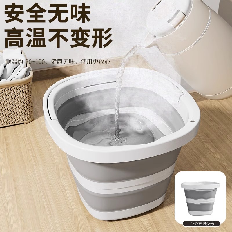 车载伸缩pp折叠水桶便携式水桶户外储水桶大号洗车水桶车用垃圾桶