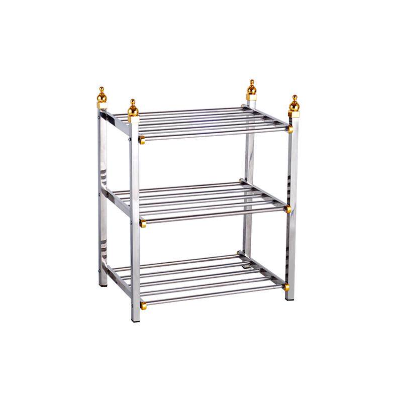 卫生间厨房盆架置物架洗手间多层架落地浴室角脸盆收纳不锈钢架