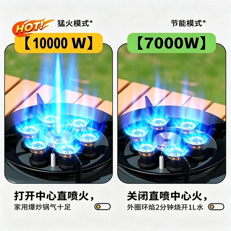 户外卡式炉便携式煮茶露营野炊备具燃气装炉炉炉灶分体式卡CVH磁
