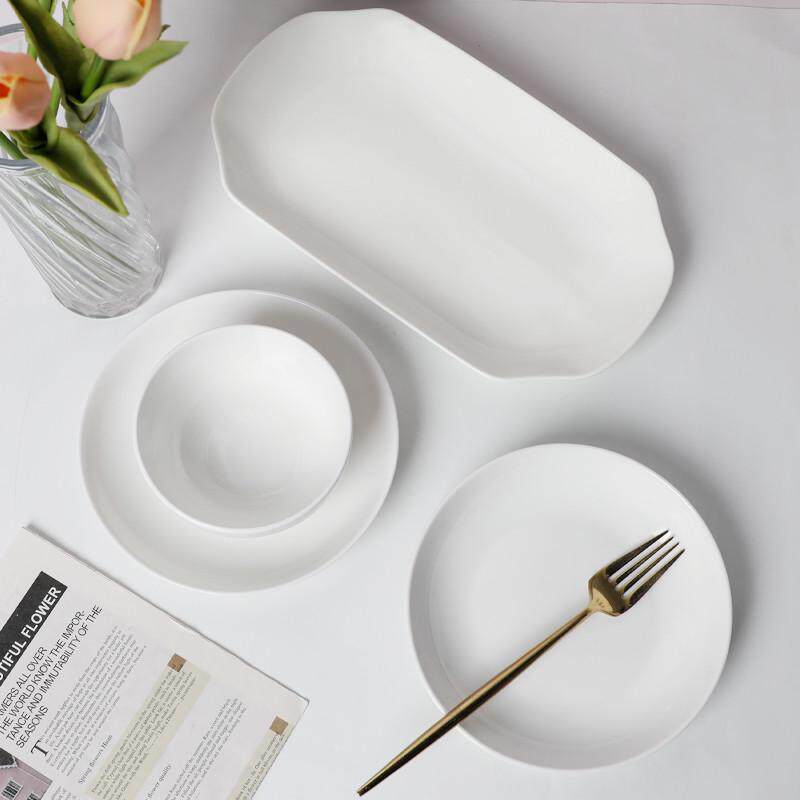 碗碟套装高级感10人碗陶瓷餐具乔迁组合碗筷创意用中式盘子简约