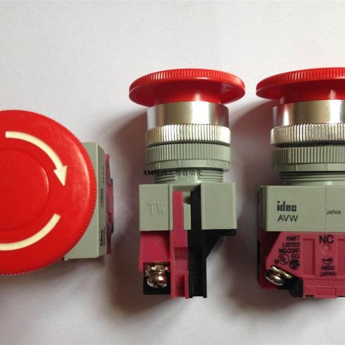 和泉IDEC急停按钮开关AVW410R-AVW410G-AVW410W-AVW410Y