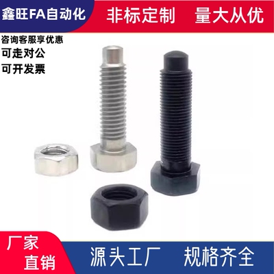 头部R型外六角定位螺栓PBE41-M4M5M6M10M12-L30L40L50L60L70L80现