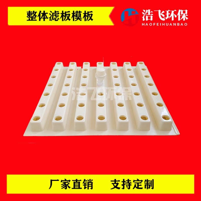 BS塑料模板 3 9 5孔 BF生物滤池 自来水厂滤池整体滤板