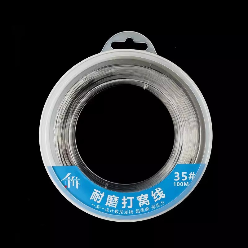 千竹记米打窝线尼龙一米一记号加粗筏钓专用糠饼虾笼泥鳅笼悬挂线