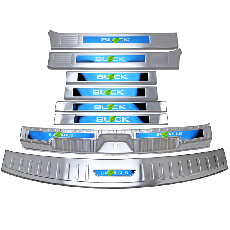 21款别克GL8改装S/52T门槛条专用迎宾踏板陆上公务舱后护板