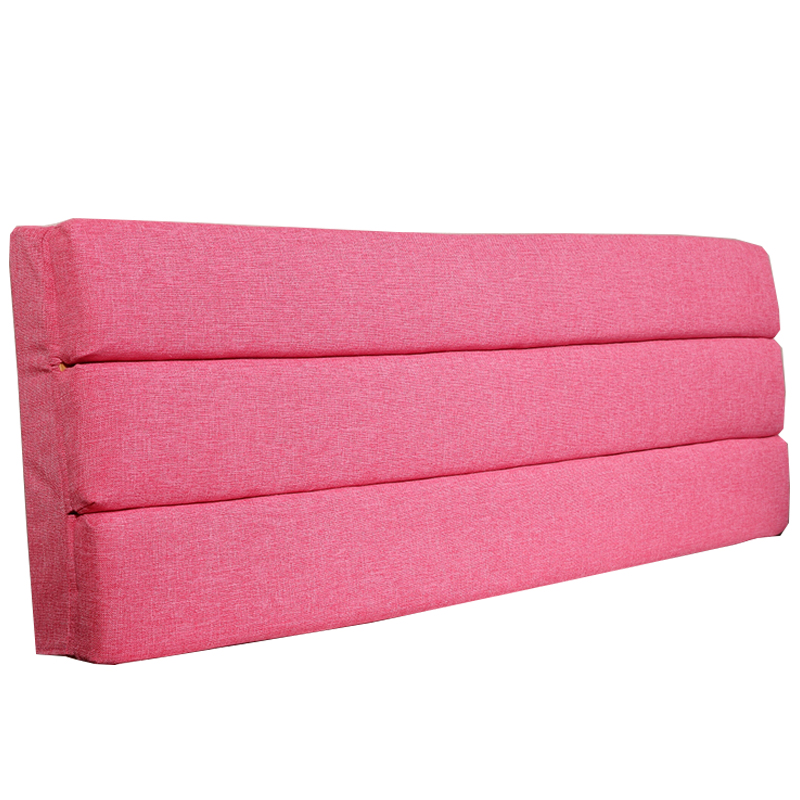 布艺床头靠垫软包靠背简约现代可拆洗实木床上用品欧式订做无