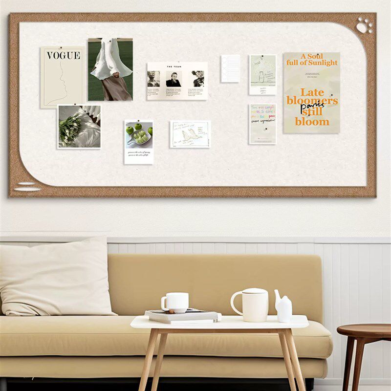 幼儿园毛毡墙贴文化墙照片墙背景板墙面装饰软木板相片墙告示学校