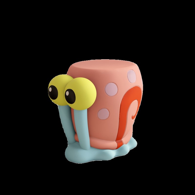 比奇堡小蜗牛沙发边几茶几角摆件创意艺术玻璃客厅家用桌现代简约