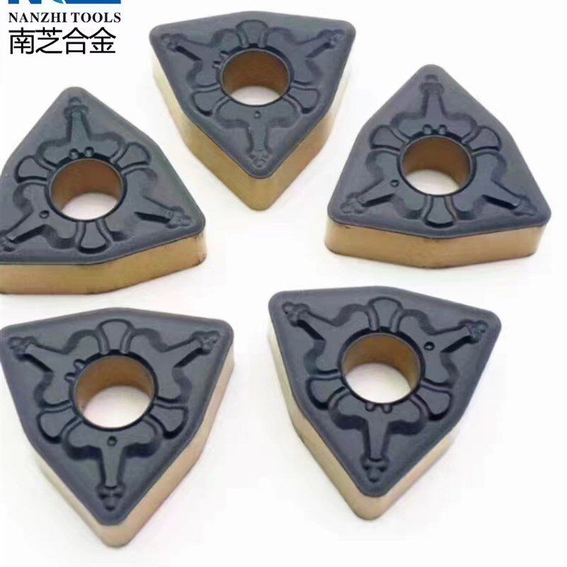 数控车床刀片WNMG080404 08 桃型硬质合金外圆精车钢件双涂层刀粒