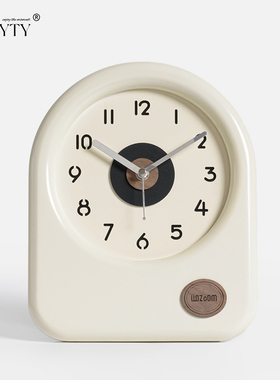 TEBOYTY家居客厅台式座钟简约装饰品玄关电视柜高端大气桌面摆件