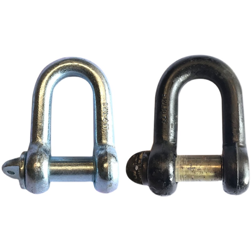 国标重型卸扣U型螺栓吊环卡扣直型索具连接扣d型锁扣吊装M10M8