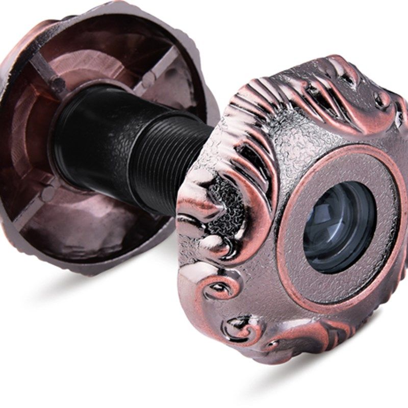 防盗猫眼 防盗门猫眼 防撬门镜高清玻璃镜片金属锌合金锁死防拆