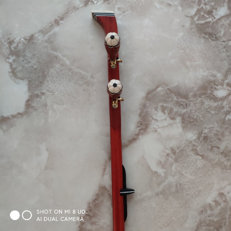 秦腔板胡杆 红木 鸡翅木板胡杆 扁杆带滑道千金 歌曲 秦腔板胡用