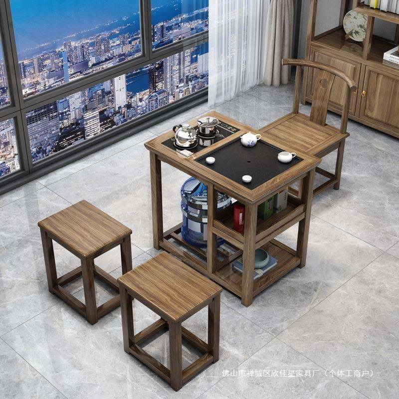 阳台实木茶桌椅组合家用小户型茶几茶具套装一体功夫移动泡茶台桌,鲜花速递/花卉仿真/绿植园艺,割草机/草坪机,淘宝优惠券,粉丝福利购,淘宝优惠卷