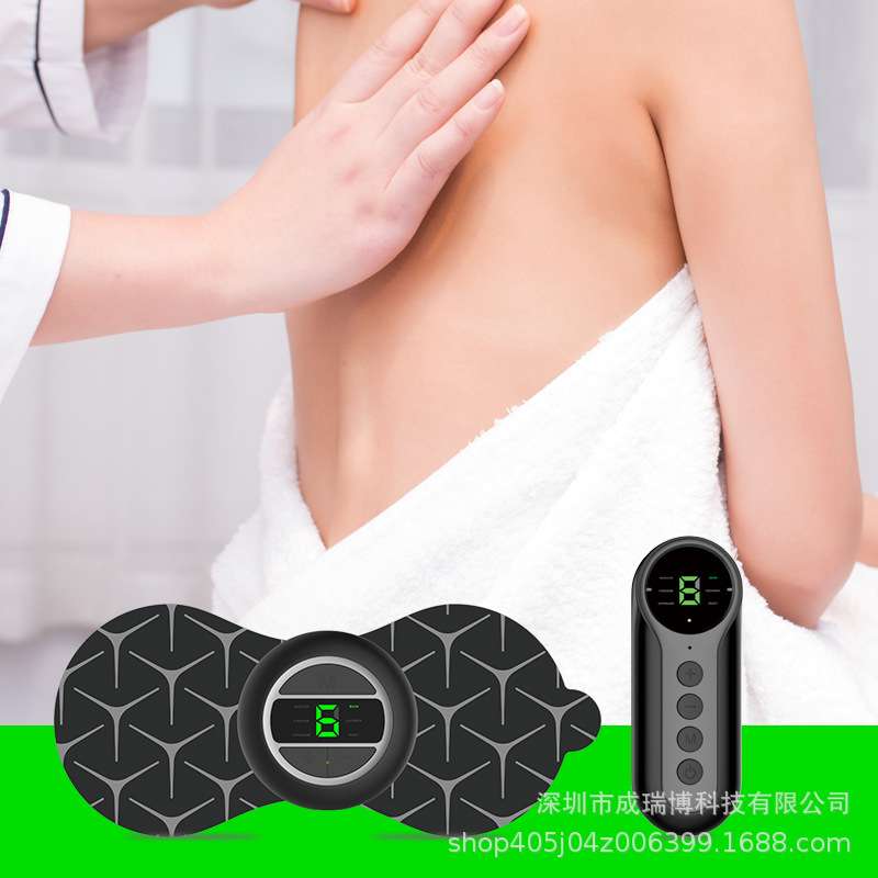 ems健身腹肌贴 智能健身仪充电款腹肌贴肌肉器脉冲按摩贴厂家
