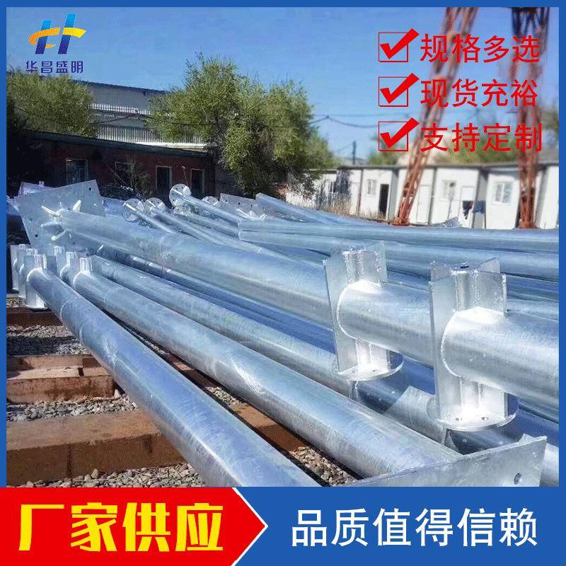 交通标志牌杆销售热镀锌八角监控立杆信号灯杆高速公路标志杆