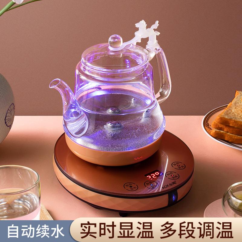 智能一体保温加热电热水壶 触摸式自动上水电茶壶加热烧水壶