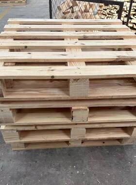 木托盘松木盘托日字底托盘物流仓托储托盘实木陆运凯盘输WZC木栈