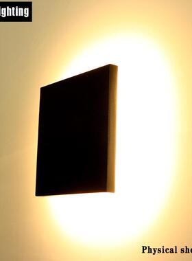 LEWD壁灯现代款方形12W18GP-B044led约款造超亮节能壁型挂式防水