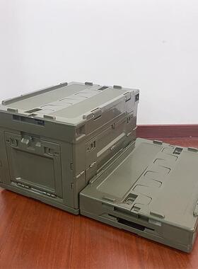 收备盖纳折叠工业风户外侧开门车载储物后箱家用露营木塑箱料DFSF