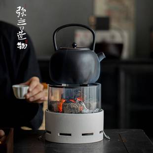 弥言观炉火围炉煮茶套装家用碳炉户外明火煮茶炉耐高温茶壶高颜值