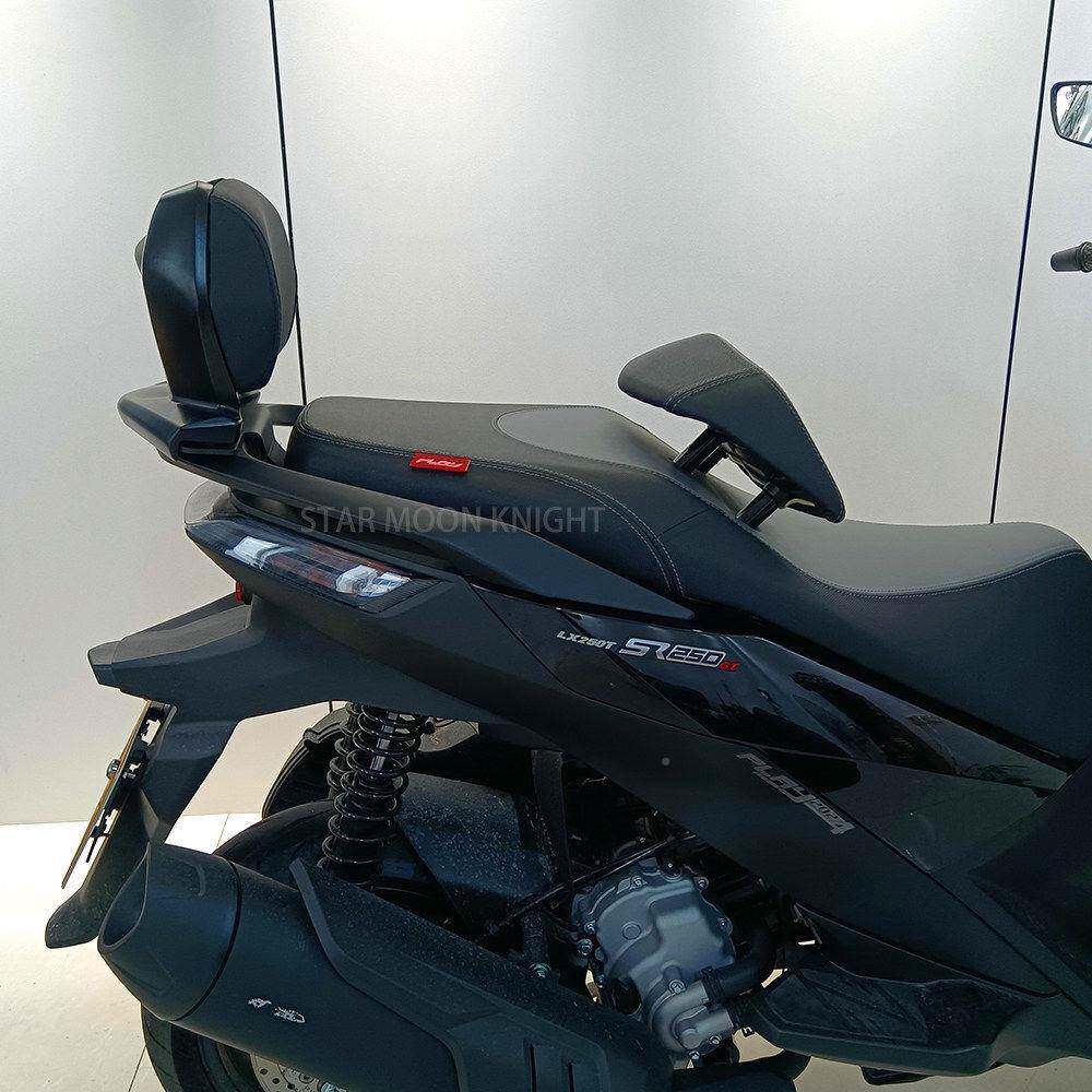 适用隆鑫无极装S无极SR25R250TG后乘安客靠背摩托加后靠背全腰靠