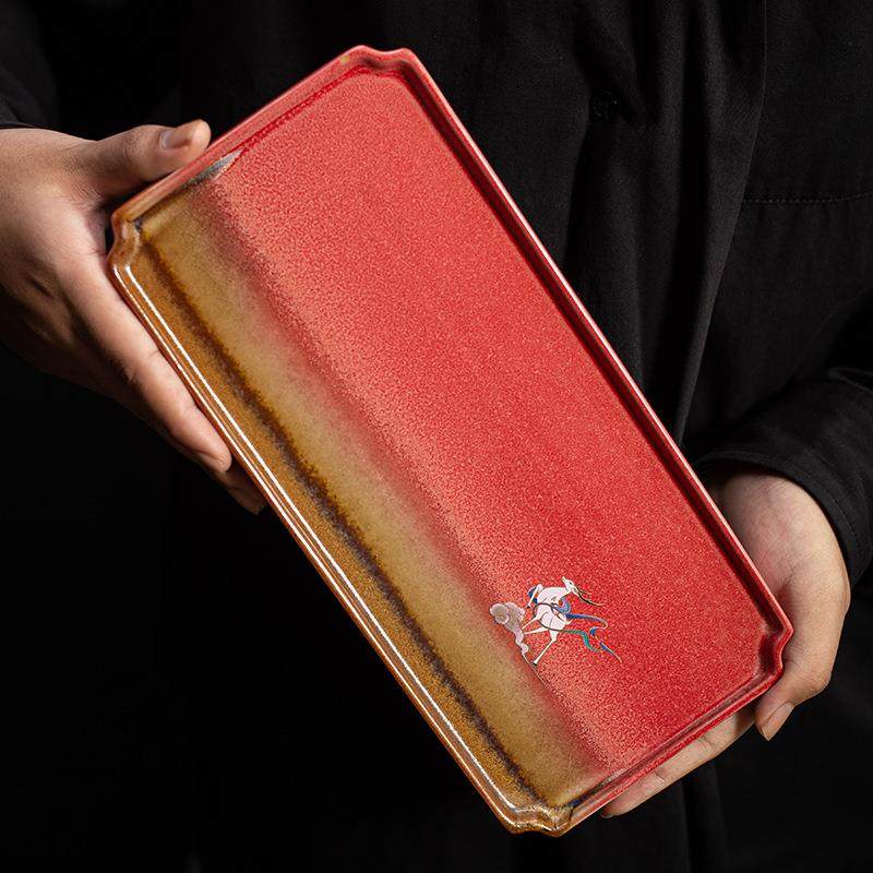 干泡台壶承茶盘家用 陶瓷茶盘小型中式故宫红功夫托盘壶承式茶台,电子元器件市场,其它元器件,淘宝优惠券,粉丝福利购,淘宝优惠卷