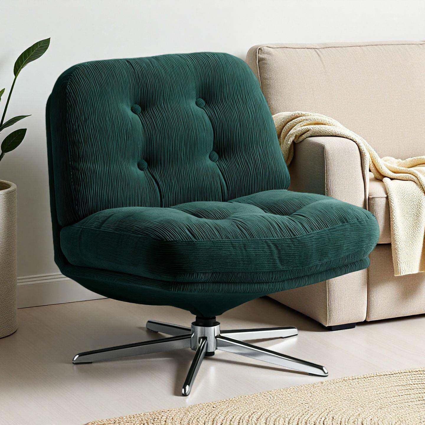 当天发客厅阳台设计师中古网红杜威沙发椅林格旋转单人可躺休闲椅