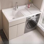 铝蜂窝阳台洗洗衣衣柜伴侣组合滚筒机TAF柜一体洗衣池台带搓板