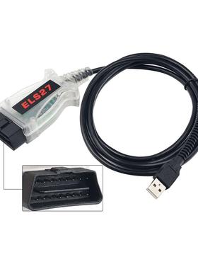 ELS27FOELS27RdScaScannerforforwithFT232刷隐藏汽车检测仪