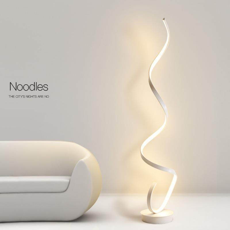 地灯极589条简设计感北客厅沙发旁边网红墙角波落浪氛围线灯欧全,家装灯饰光源,装饰落地灯,淘宝优惠券,粉丝福利购,淘宝优惠卷