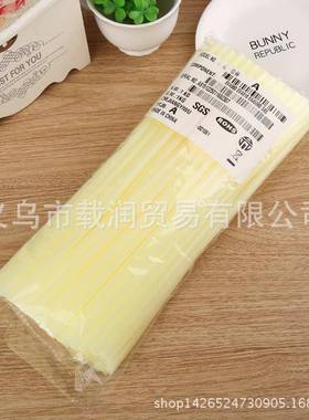 7cmA2级粘装透明热熔胶棒胶条DIY手工材料HOO包装礼品饰配件