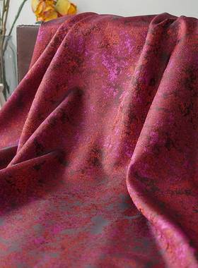 新CT-K4-43款紫红服撞色不梦规则西服走秀提花中布幻式手账书皮色