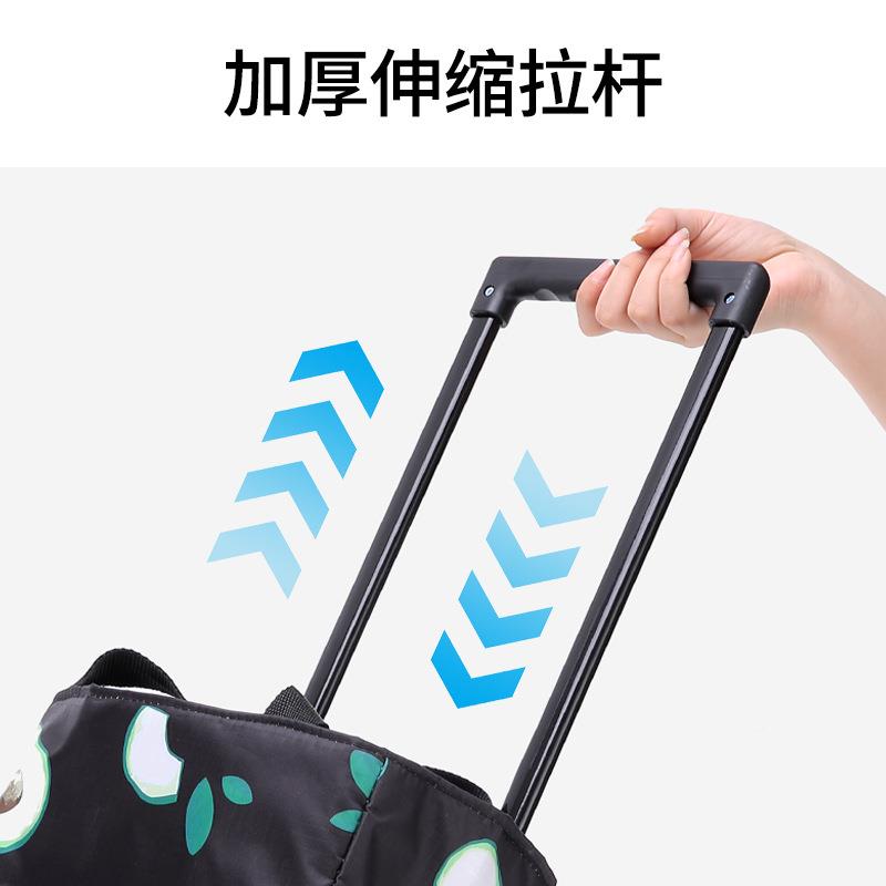 绳厂家直ZM002销买菜小车拉购物车家用保温小拖车手拉杆车可折叠