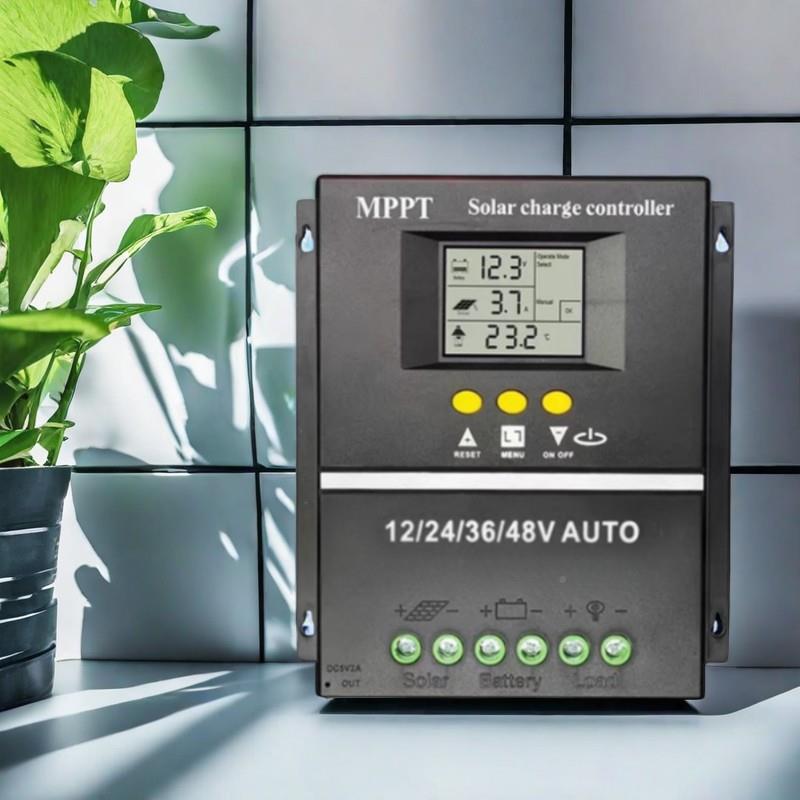 MPPT太阳12V/24V/能制器12V控24V3车6V8V房太阳能充电4控制器