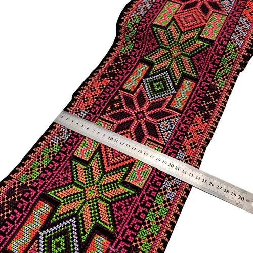 民族包风十字绣花条码花边民族服饰CD1041-2箱辅料中风花边国提织