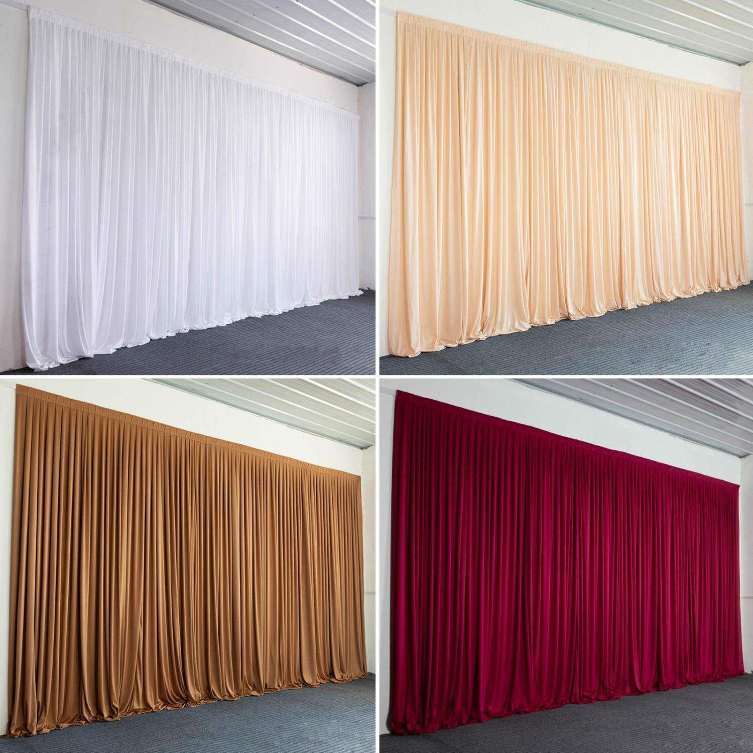 婚庆威索家纺背景纱幔婚礼韩装饰幕布亚景光牛式奶丝弹力布背加布