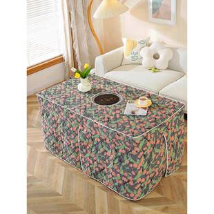 ?烤桌子罩套火加厚桌布长方形电烤炉桌Fh g$桌子取暖套电暖冬