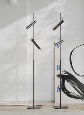 沙复刻简约现代锈钢客厅发阅读落地灯房62132样板间创不意可书调