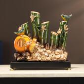 方招猫八来财乔迁新居财装 饰摆件办公室客JY 054厅玄等关送礼品乔