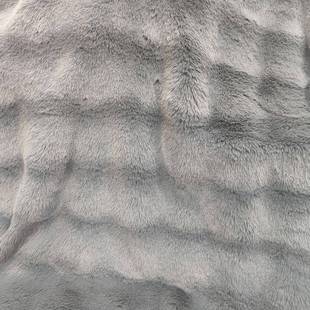 现货大泡泡兔毛泡芙绒毛绒面泡毛泡毯家纺抱枕长兔毛绒料泡泡RID